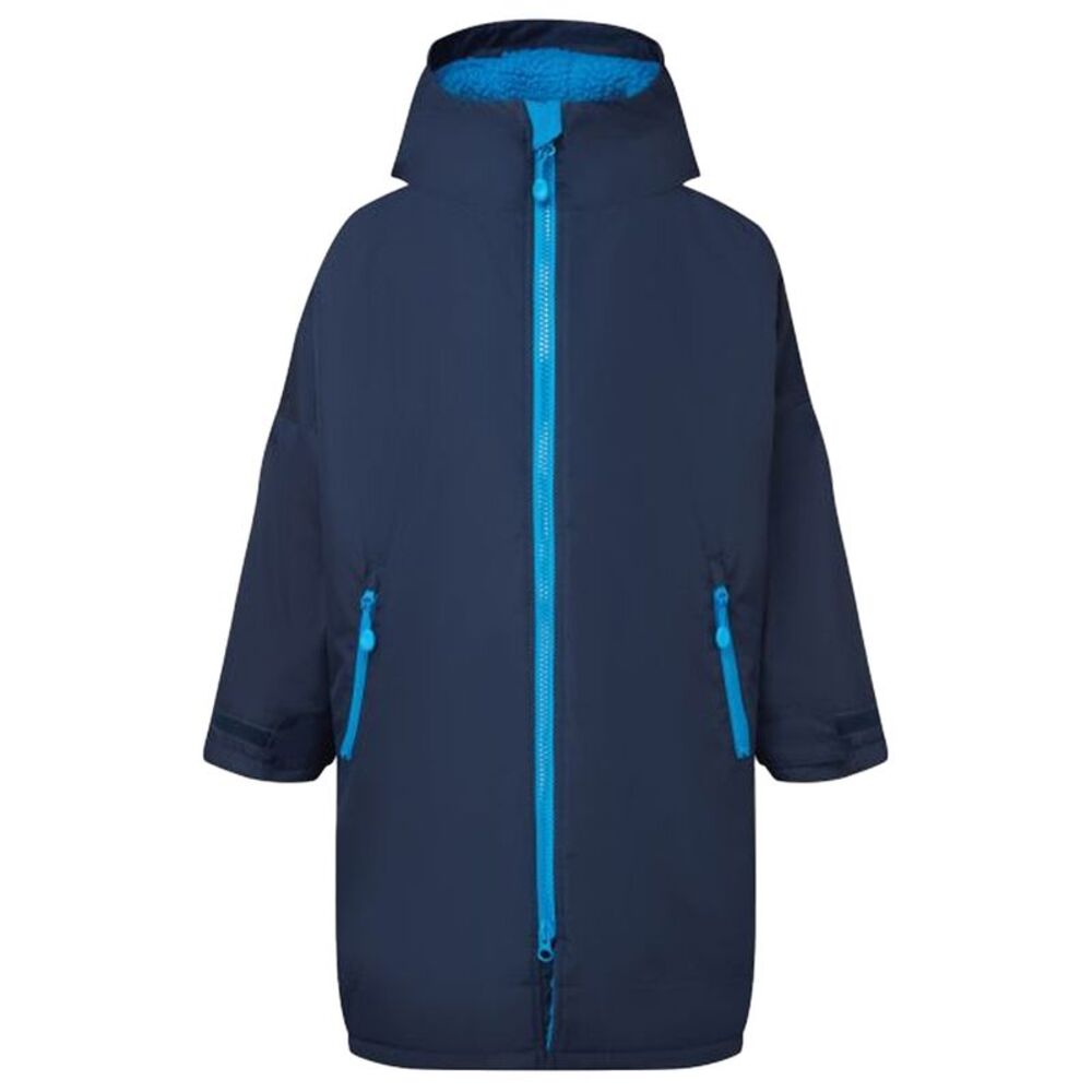 TriDri Childrens/Kids Changing Robe / Navy/Sapphire